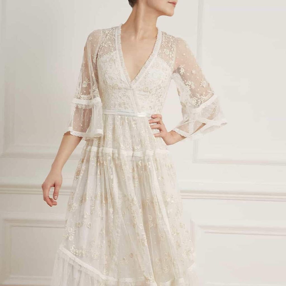 ISO Needle & Thread Pennyflower Gown in White